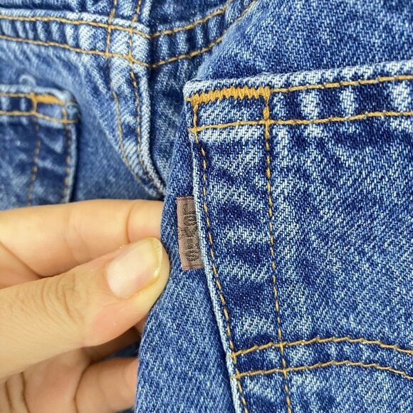 Vintage 90's Levi's Men's 540 Relaxed Fit Jeans 100% Cotton Size 34x32 Brown Tab - Picture 5 of 9